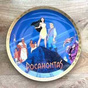 Disney Pocahontas Vintage Decorative Plate 1995